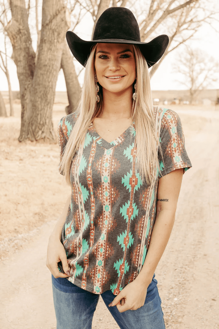 Sterling Kreek short sleeve top Right As Rain Top