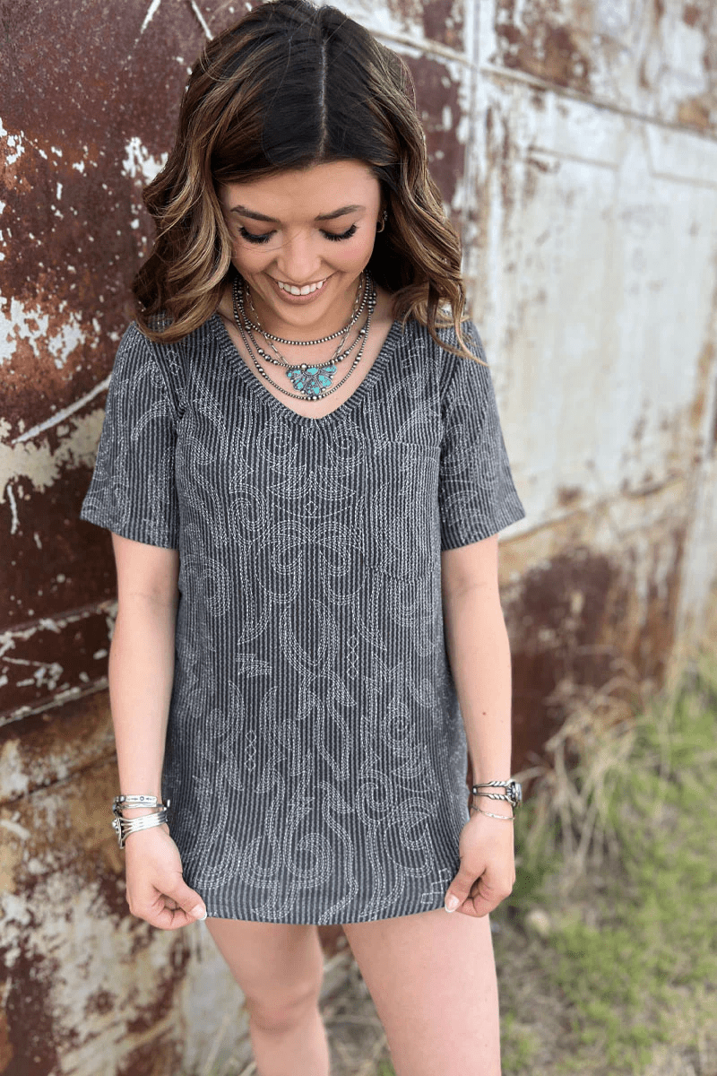 Sterling Kreek short sleeve top Rodeo Roundup Top