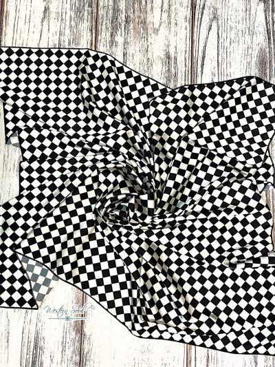 Sterling Kreek Wild Rag Checkered Round the Track Wild Rag