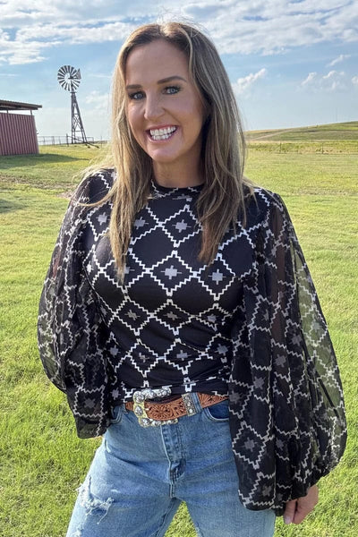 Sterling Kreek Long sleeve Top The Way It Is Top