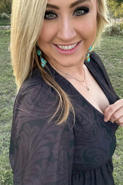 Tooled In Black Dress