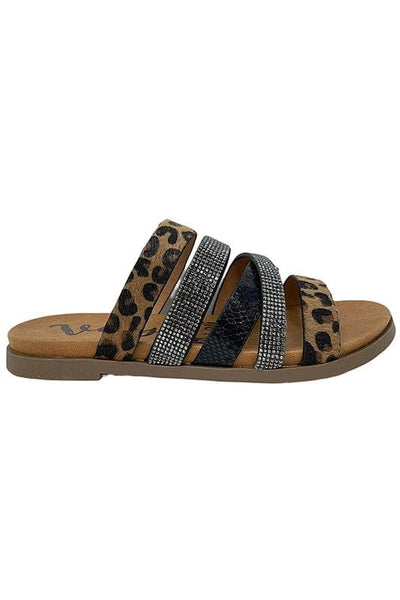 Very G Sandals Leopard Sparkle Sandals
