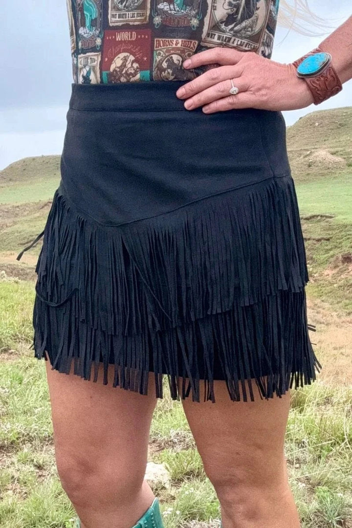 Sterling Kreek Skirt Fort Worth Skirt Black