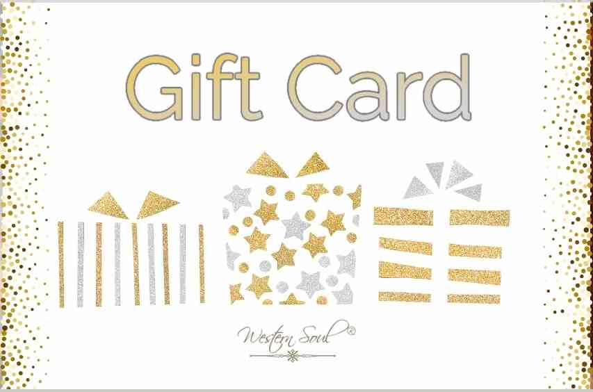 Western Soul Gift Card Gift Card