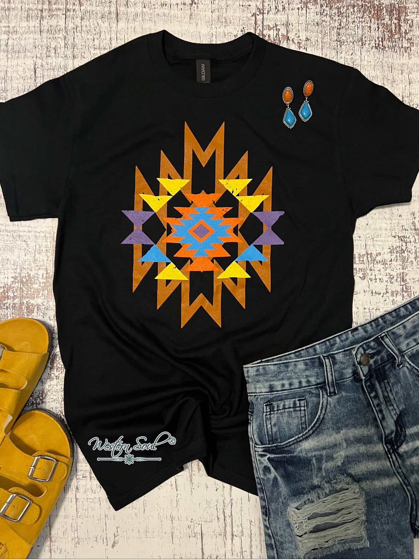 Western Soul graphic tee Wichita Distressed Tee Shirt