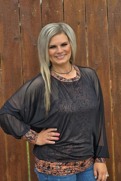Sterling Kreek Shirt XL / Black Western Dreams Top