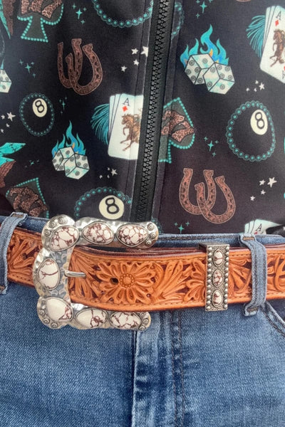 Sterling Kreek Belt Buckle White Buckle Up Belt Buckle White