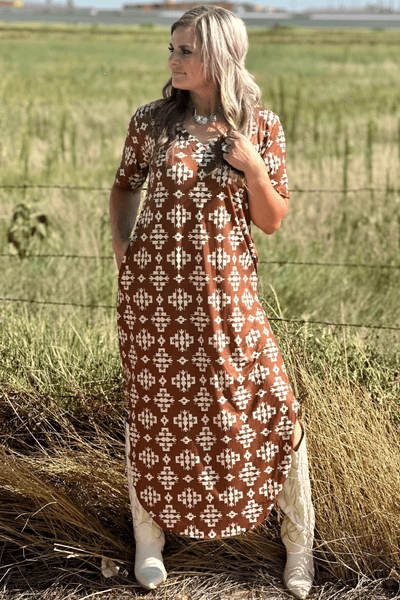 Sterling Kreek Dress Meet Me in Wyoming Maxi Dress