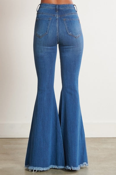 Jeans  Carson Distressed Flares from Vibrant MIU