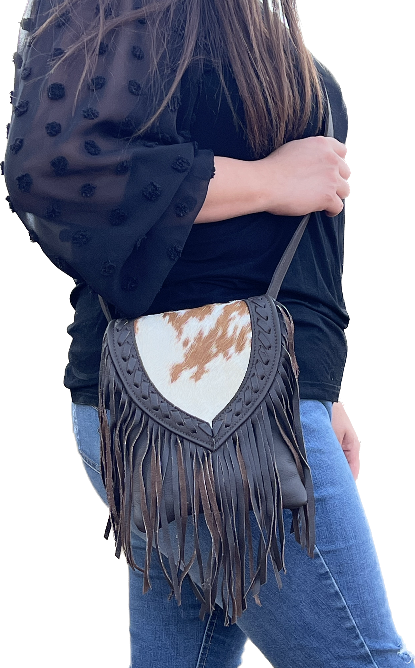 Handbag  Fringed Cowgirl Flap Bag Crossbody 3 from American West
