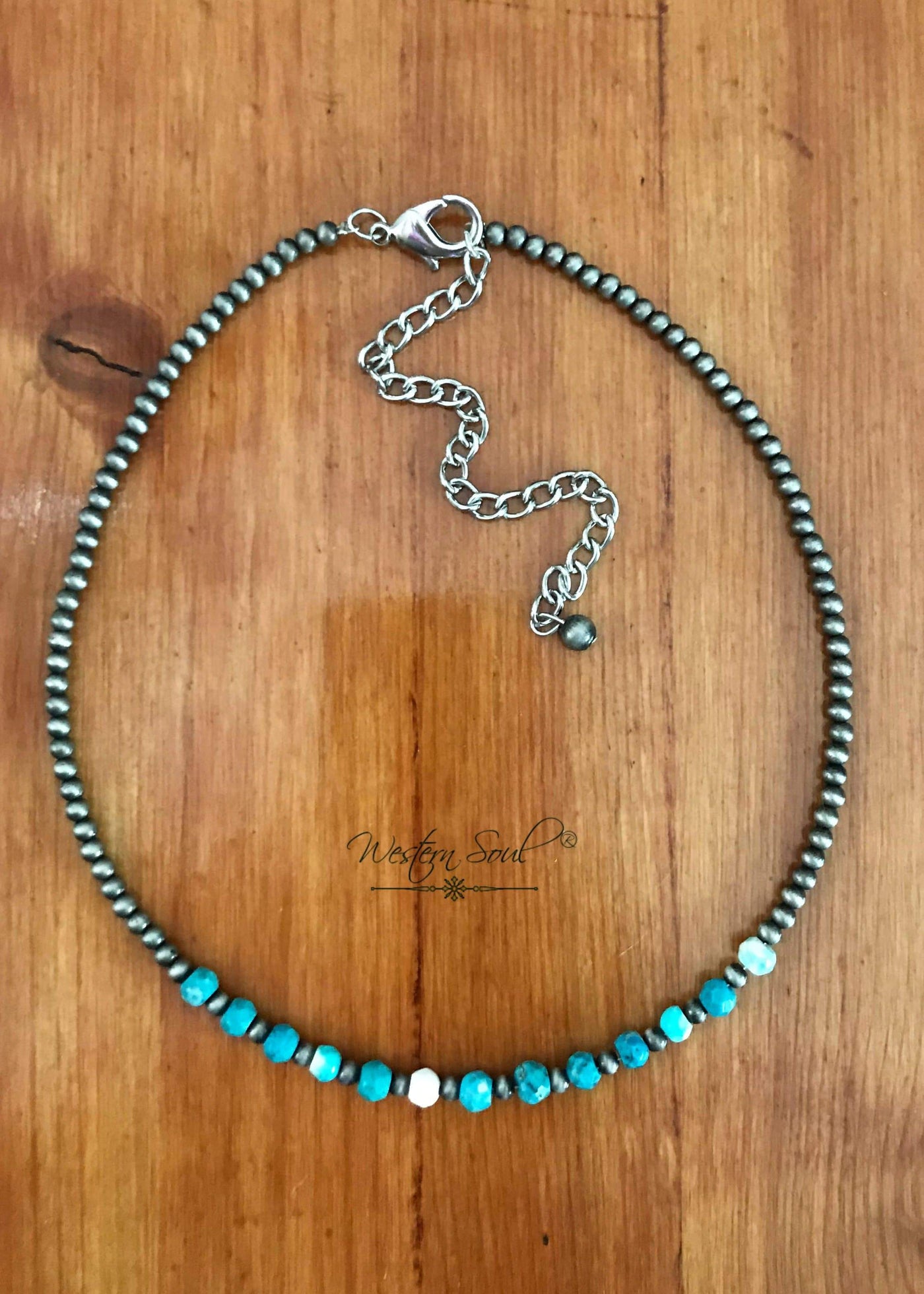 Western Necklace  Rio Bella Bead Choker Necklace from Isac Trading