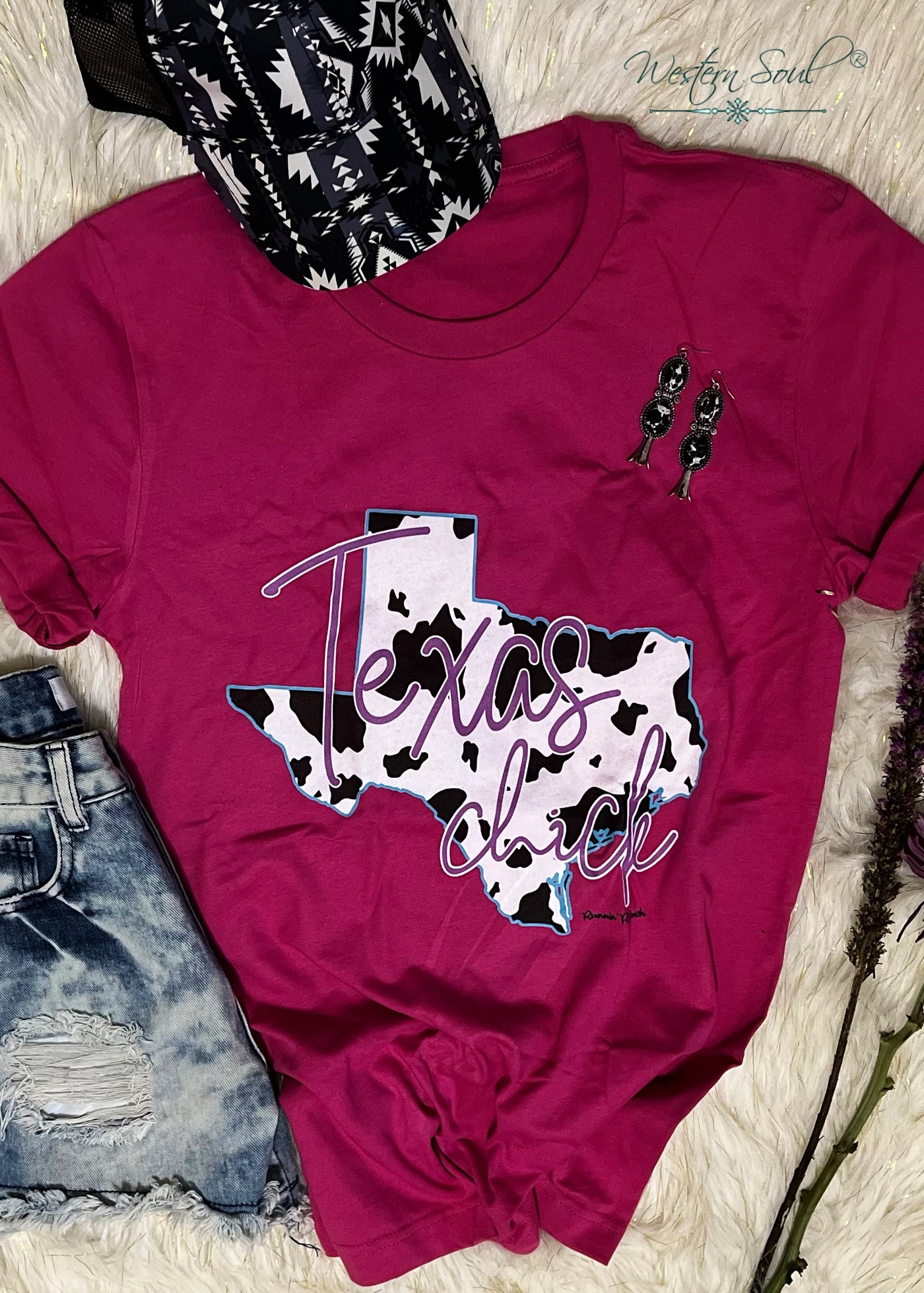 graphic tee  Texas Chick Tee from Running R Ranch