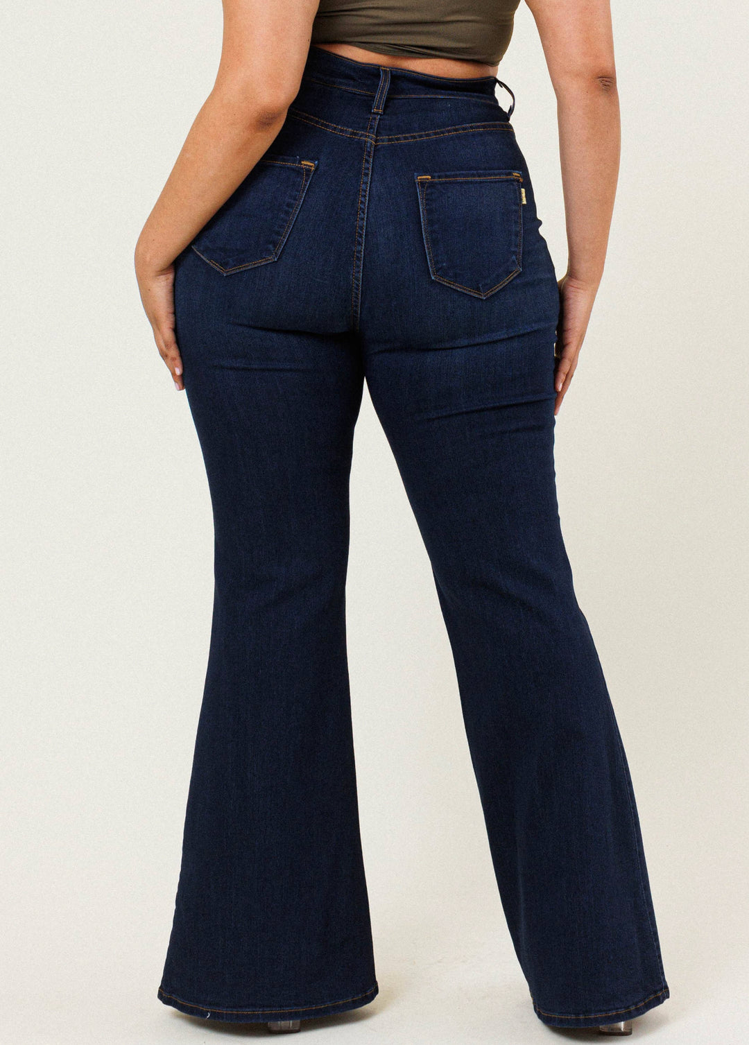 Vibrant bell bottom shops jeans