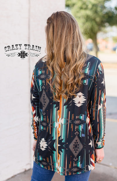 Long sleeve Top  Rock Springs Top from Crazy Train Clothing