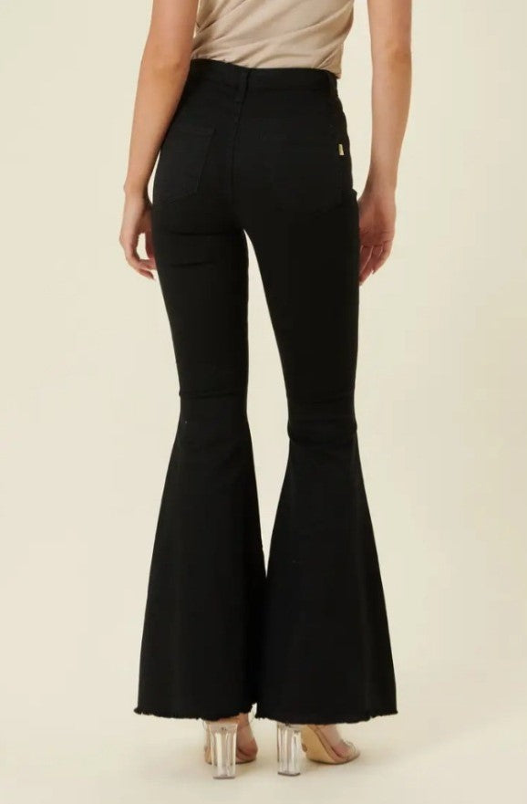 Jeans  Black Flare Jeans from Vibrant MIU