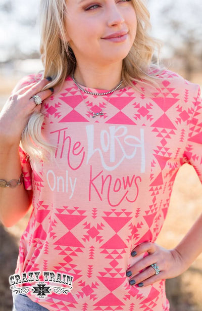 Crazy Train Clothing graphic tee Small / Peach/Pink Sweet Prayers Tee
