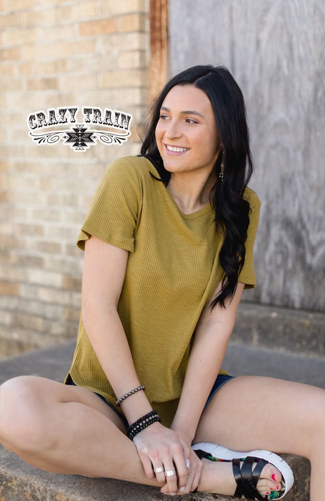 short sleeve top  Vintage Solid Choice from Crazy Train Clothing