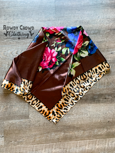 Wild Rag  Feisty Floral Wild Rag from Rowdy Crowd Clothing