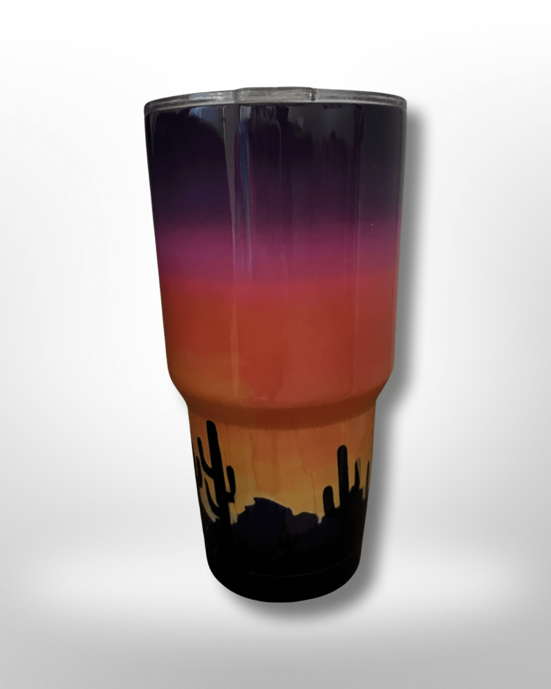L&B Apparel Accessories One Size / Orange/Purple/Pink Desert Cacti Tumbler