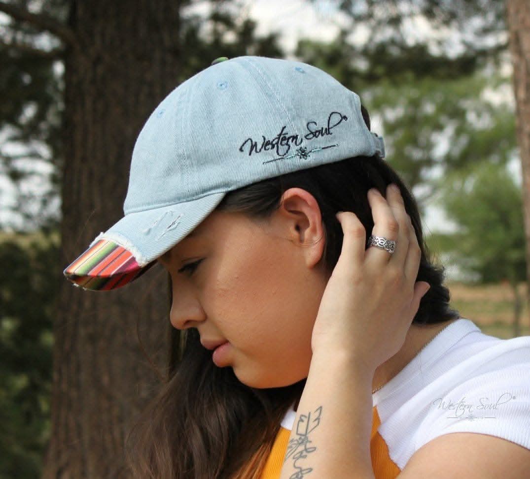 Cap  Distressed Serape Cap from Western Soul