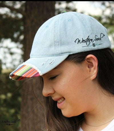 Cap  Distressed Serape Cap from Western Soul